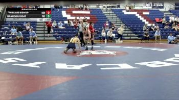 125 lbs Quarterfinal - William Bishop, Reinhardt University (ga) vs Brandon Didat, Pikeville