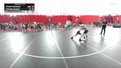 105 lbs 3rd Place Match - Ryker Fuglsang, La Crosse Area Wrestlers vs Rayden Kramas, Valley Elite