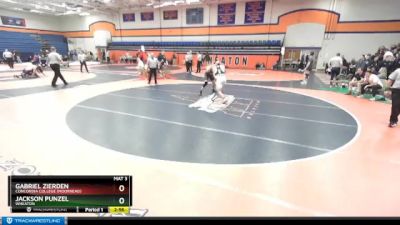 197 lbs Cons. Semi - Gabriel Zierden, Concordia College (Moorhead) vs Jackson Punzel, Wheaton