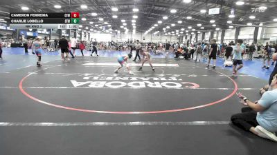 80 lbs Rr Rnd 3 - Cameron Ferreira, CTWHALE Orca - MS vs Charlie LoBello, Shore Thing Surf - MS