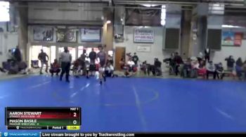 130 lbs Round 3 (4 Team) - Aaron Stewart, Dynasty Death Row vs Mason Basile, Missouri Wrestling