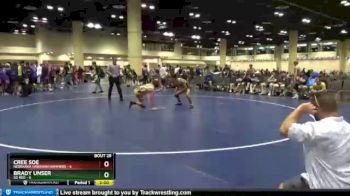 120 lbs Round 6 (10 Team) - Brady Unser, SD Red vs Cree Soe, Nebraska Hawaiian Hammers