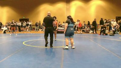 207 lbs Champ. Round 1 - Rhema Woolcock, Team Tugman Wrestling vs Brittany Perez, LAW