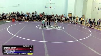 40 lbs Round 1 - Gabriel Sharp, Reverence Wrestling Club vs Naomi Miller, Daughters Of Zion