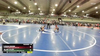 85 lbs Champ. Round 1 - Logan Moore, Jackson Wrestling Club-AAA vs Blake Allen, Lebanon Yellowjacket Wrestling-AAA 