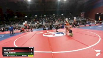3A-113 lbs Cons. Round 3 - Nate Johnson, Worland vs Ty Albaugh, Torrington