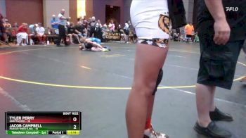 120 lbs Quarterfinal - Tyler Perry, Unattached vs Jacob Campbell, Purler Wrestling
