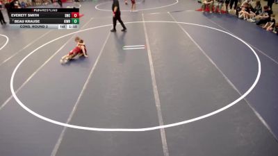 8U - I Cons. Round 3 - Beau Krause, Kingdom Wrestling vs Everett Smith, Shakopee Mat Club