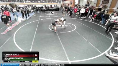 138 lbs Cons. Round 2 - Camron Bogle, Cheney vs Benjamin Johnson, Potlatch