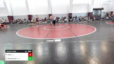 165 lbs Quarterfinal - Dominic Bambinelli, RoundtreeNess vs Peyton Hall, West Virginia