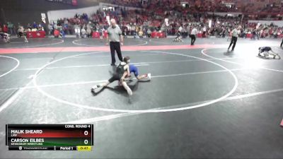 72 lbs Cons. Round 4 - Carson Eilbes, Kewaskum Wrestling vs Malik Sheard, LAW