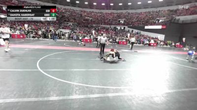 72 lbs Cons. Round 2 - Dakota Habersat, Kettle Moraine Wrestling Club vs Calvin Zuehlke, Bandit Club Wrestling