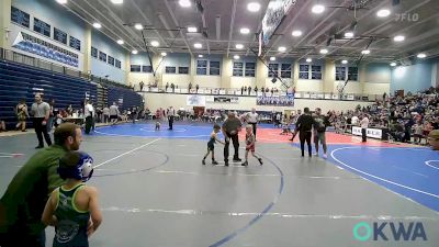 43 lbs Quarterfinal - Callie Wallace, Beebe Youth Wrestling vs Bryce Nickerson, Springdale Youth Wrestling Club