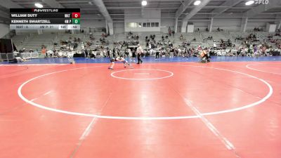 75 lbs Rr Rnd 1 - William Duty, Mat Warriors Stars vs Kenneth Swartzell, 4M Power