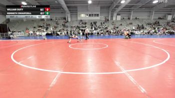 75 lbs Rr Rnd 1 - William Duty, Mat Warriors Stars vs Kenneth Swartzell, 4M Power