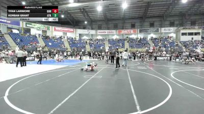 49 lbs Final - Titan Larimore, Dove Creek WC vs Korban Grant, Athlos Wrestling