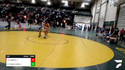 215 lbs Cons. Round 3 - Jacob Henery, Neligh-Oakdale vs Gabe Casarrubias, Madison