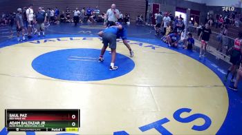 157 lbs Round 1 - Saul Paz, RED WAVE WC vs Adam Baltazar Jr, Elite Force Wrestling Club