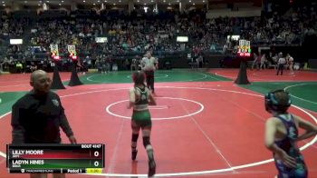 90 lbs Quarterfinal - Ladyn Hines, BRN3 vs Lilly Moore, JRP1