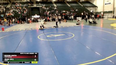 80 lbs Semifinal - Shad Sall, Hawk vs Boone Smith, Dorchester