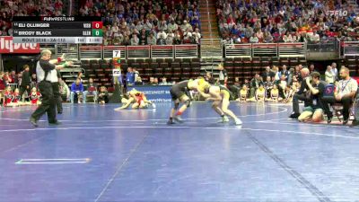 2A-113 lbs Champ. Round 1 - Eli Ollinger, Vinton-Shellsburg vs Brody Black, Glenwood