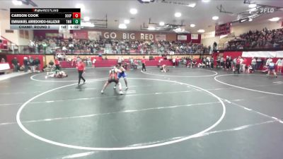 215 lbs Champ. Round 2 - Emmanuel Arredondo-Salazar, Timberline High School vs Carson Cook, Soda Springs
