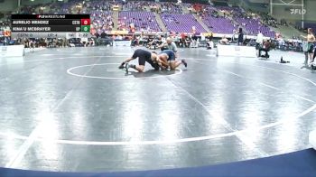 133 lbs Quarters & 1st Wb (16 Team) - Kina`u McBrayer, Providence (Mont.) vs Aurelio Mendez, Cornerstone