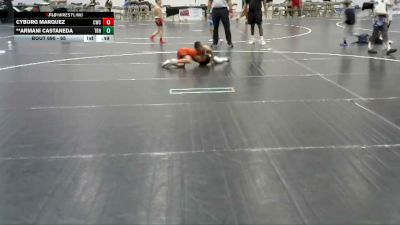 65 lbs 1st Place Match - **Armani Castaneda, Top Rank Hammers vs Cyborg Marquez, Cowboy Wrestling Club