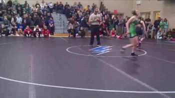 100 lbs Champ. Round 1 - Kenadie Larsen, Tongue River vs Michelle Henman, Kelly Walsh