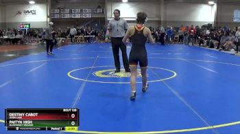 100 lbs Champ. Round 1 - Paityn High, Olentangy Orange vs Destiny Cabot, Avon Lake