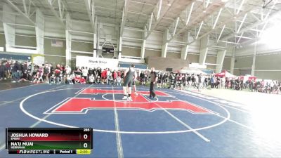 285 lbs Champ. Round 1 - Joshua Howard, Emery vs Na`u Muai, Herriman