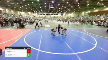 98 lbs Round Of 16 - Thomas Zubia, Peterson Grapplers vs Hudson Smith, Motherlode WC