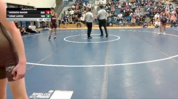 120 lbs Quarterfinal - Hudson Baker, Rawlins vs Cruz Lopez, Torrington