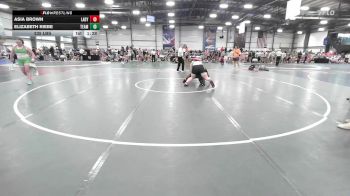 235 lbs Rr Rnd 2 - Asia Brown, Lady Bandits vs Elizabeth Riebe, Team RJN Green