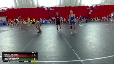 120 lbs Quarters & Wb (16 Team) - Ismael Chaidez, Glenbard East vs Jack Messinger, Grayslake Central