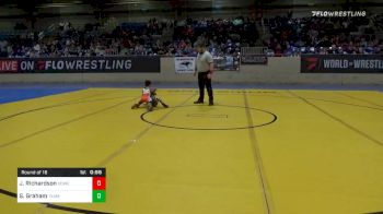 52 lbs Prelims - Jaden Richardson, Coweta Youth Wrestling vs Shamar Graham, Team Of Hard Knox