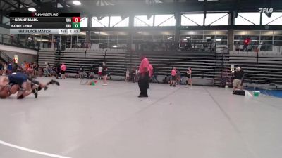 137-151 lbs 1st Place Match - Grant Madl, Unattached vs Kobe Lear, Unattached