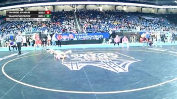 Girls-110 lbs Cons. Round 2 - Shaneel Khatari, Livonia Clarenceville (Girls) vs Makenzye Papiez, Howell (Girls)