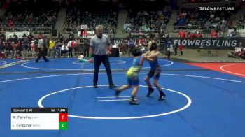 70 lbs Consolation - Weston Perkins, Dark Cloud WC vs Liam Farquhar, Berryhill Little Chiefs