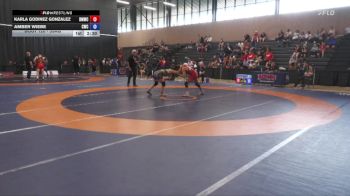 55kg 1st Place Match - Karla Godinez Gonzalez, Burnaby Mountain Wrestling Club vs Amber Wiebe, Cattown Wrestling Club