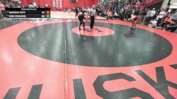 165 lbs Champ. Round 2 - Erik Esquivel, Carol Stream (GLENBARD NORTH) vs Maddox Witt, TUTTLE (OK)