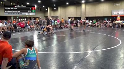 108 lbs Round 1 (6 Team) - Jericho Shearon, Blackman WC vs Lucas Wilson, Indiana Outlaws