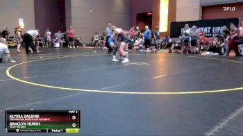 110 lbs Semifinal - Graclyn Hursh, Team Wilson vs Alyssa Salemie, Terminator Wrestling Academy