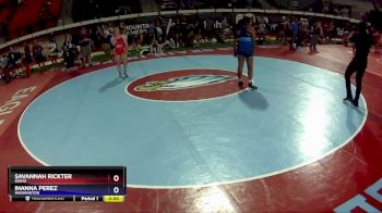 165 lbs Quarterfinal - Savannah Rickter, Idaho vs Ihanna Perez, Washington