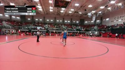 144 lbs Champ. Round 1 - Isaac Torres, Montwood vs Nico Venturi, Arlington Martin