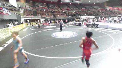 80 lbs 5th Place Match - Jonah Cruz Villamil, Poway Wrestling vs Brayden Paminto, Spring Hills Wrestling