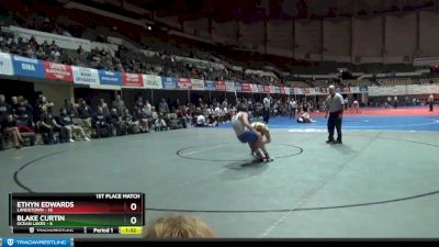 132 lbs Finals (2 Team) - Blake Curtin, Ocean Lakes vs Ethyn Edwards, Landstown