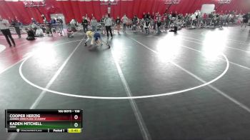 106 lbs Cons. Semi - Kaden Mitchell, Iowa vs Cooper Herzig, Askren Wrestling Academy