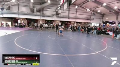 65 lbs Champ. Round 2 - Eric Perez Jr, Northside Amarillo Wrestling Club vs Max Music, El Paso Wildcats Wrestling Club