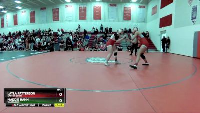 155 lbs 3rd Place Match - Layla Patterson, Canton South vs Maddie Hahn, Wadsworth